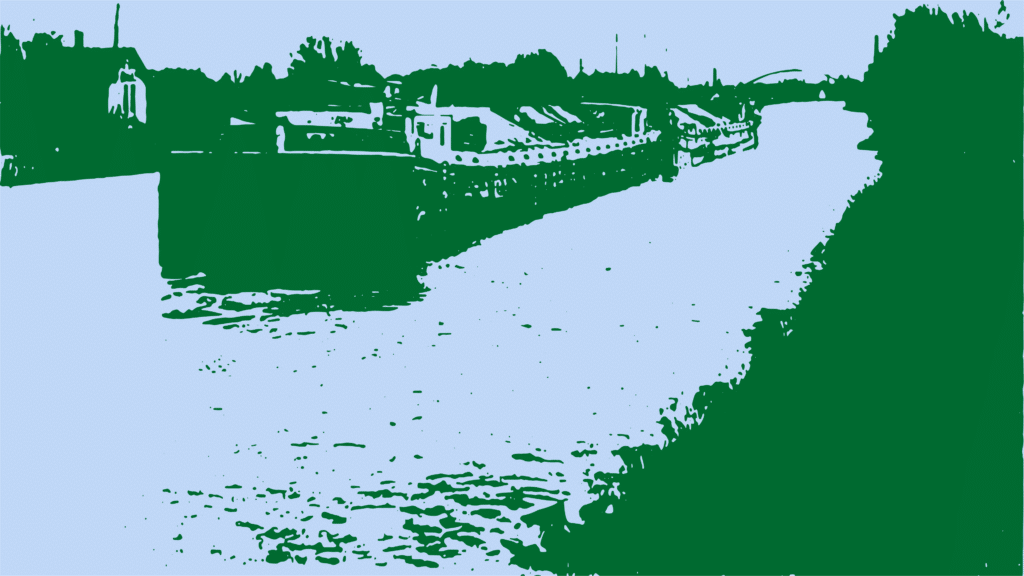 Erie Canal Silloette